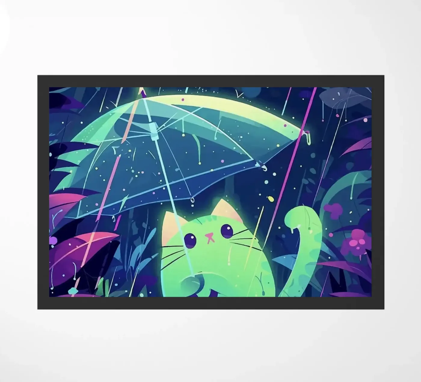 cat doormat by Kevin Walters