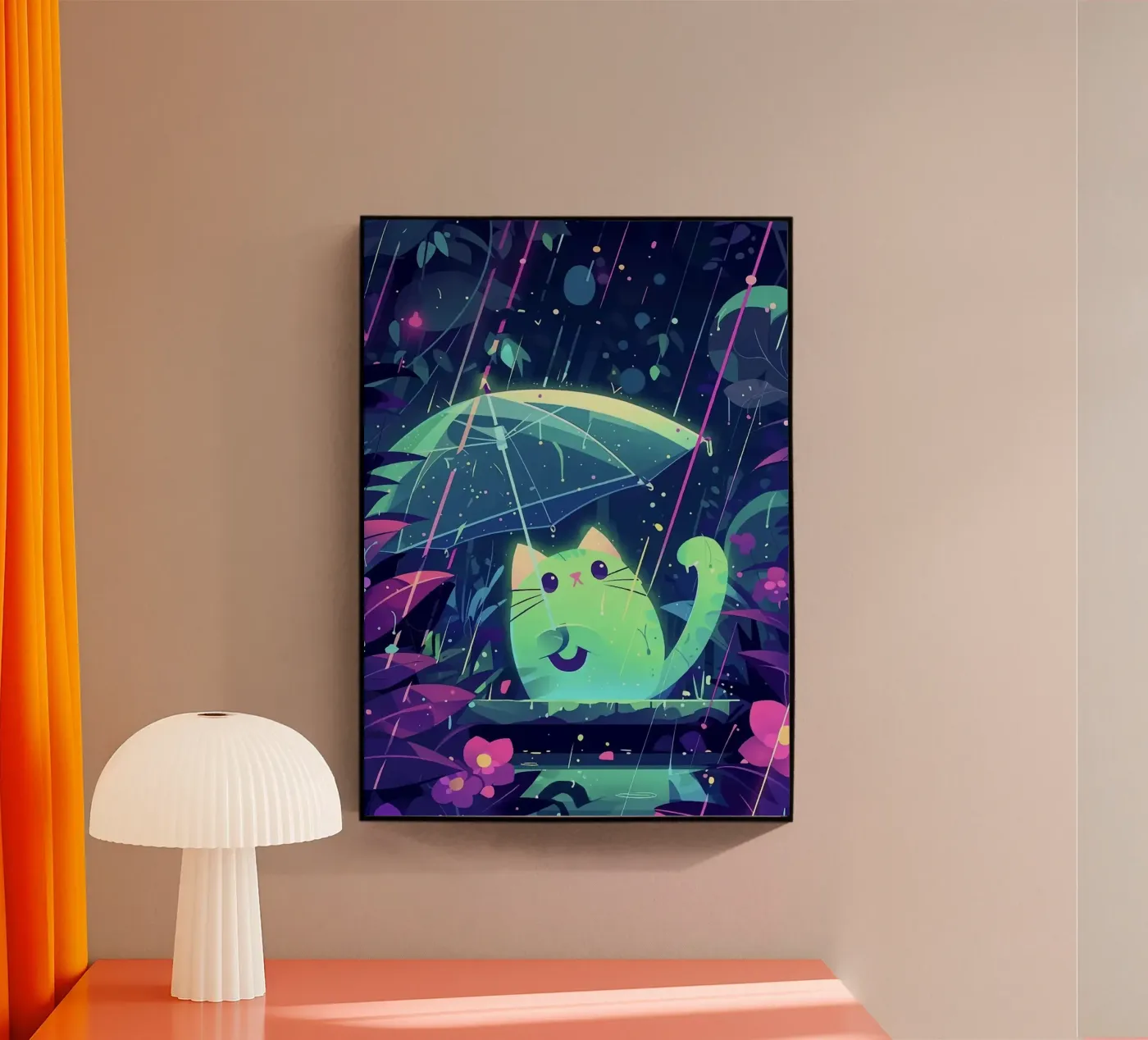 kat acryl van Kevin Walters
