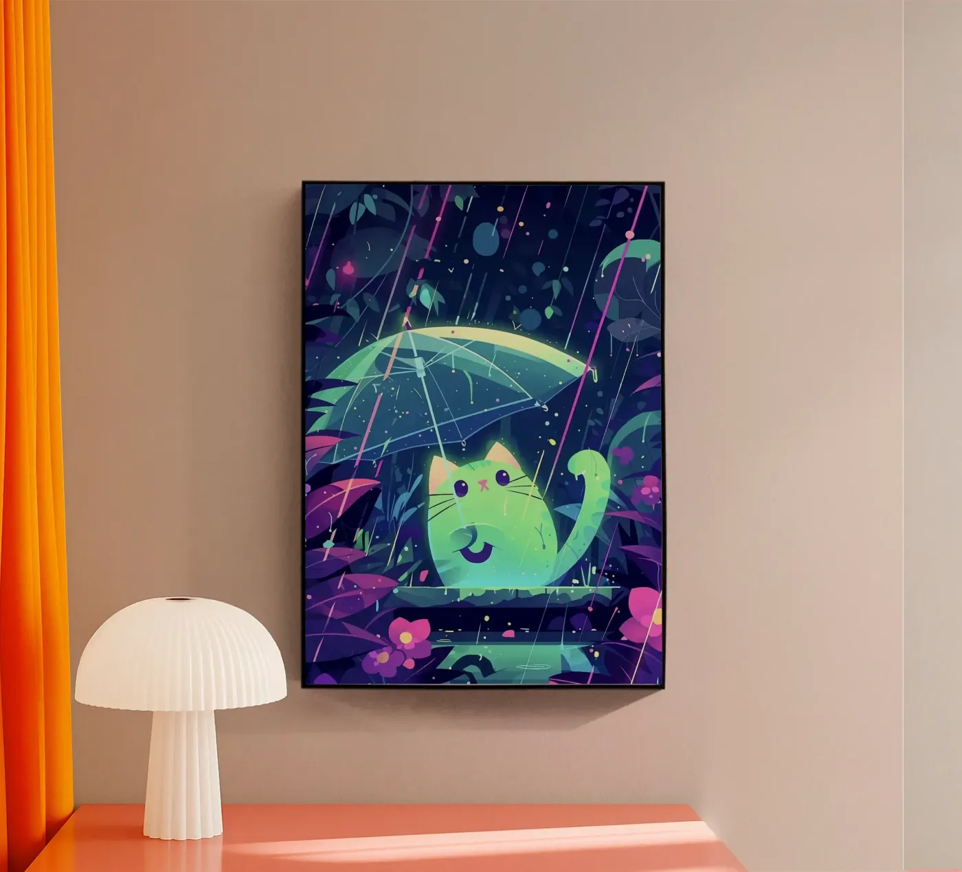 chat plexiglas de Kevin Walters