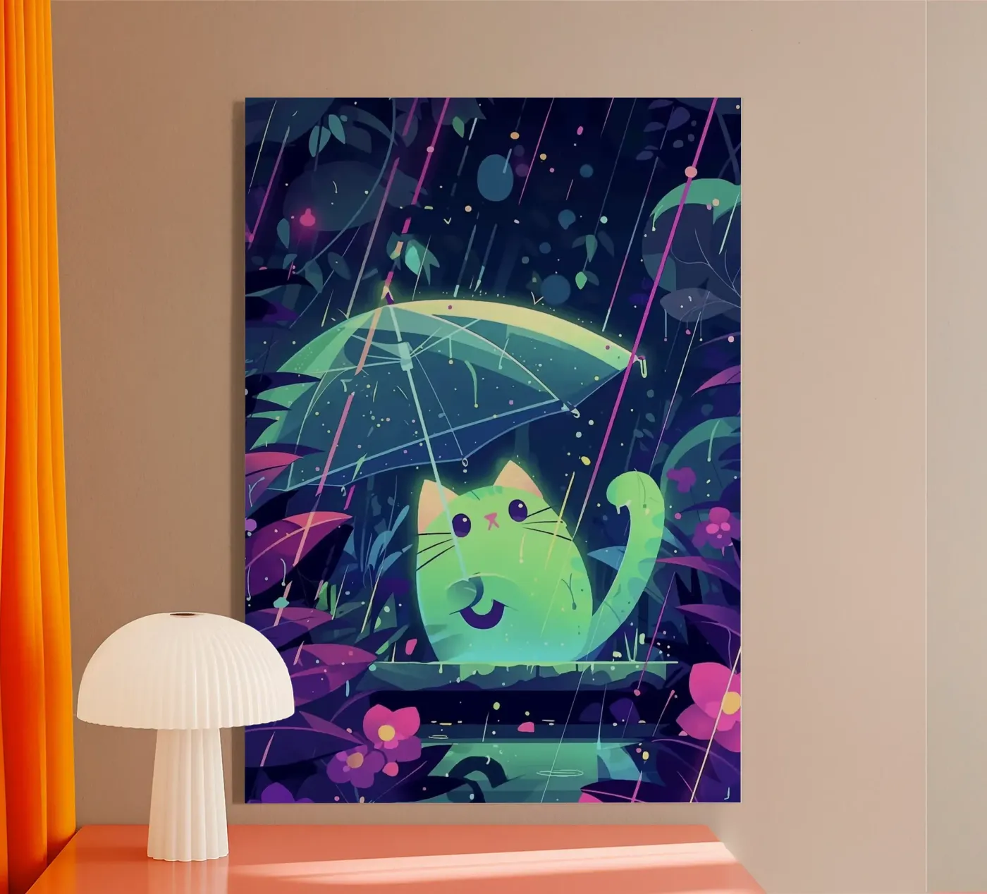 kat acryl van Kevin Walters