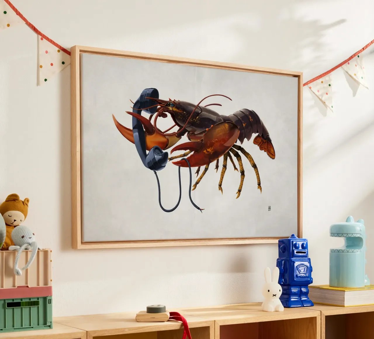Calling Salvador (Wordless) canvas by Rob Art | Illustration