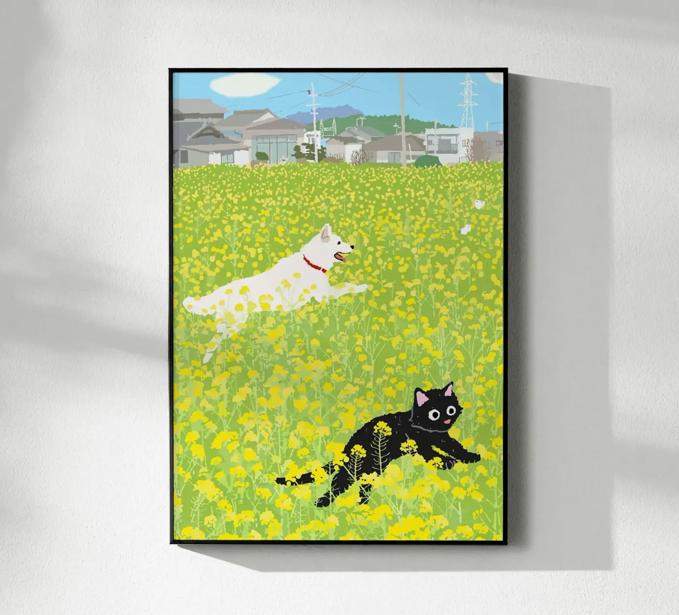 dogs Acryl-Glas von Kevin Walters