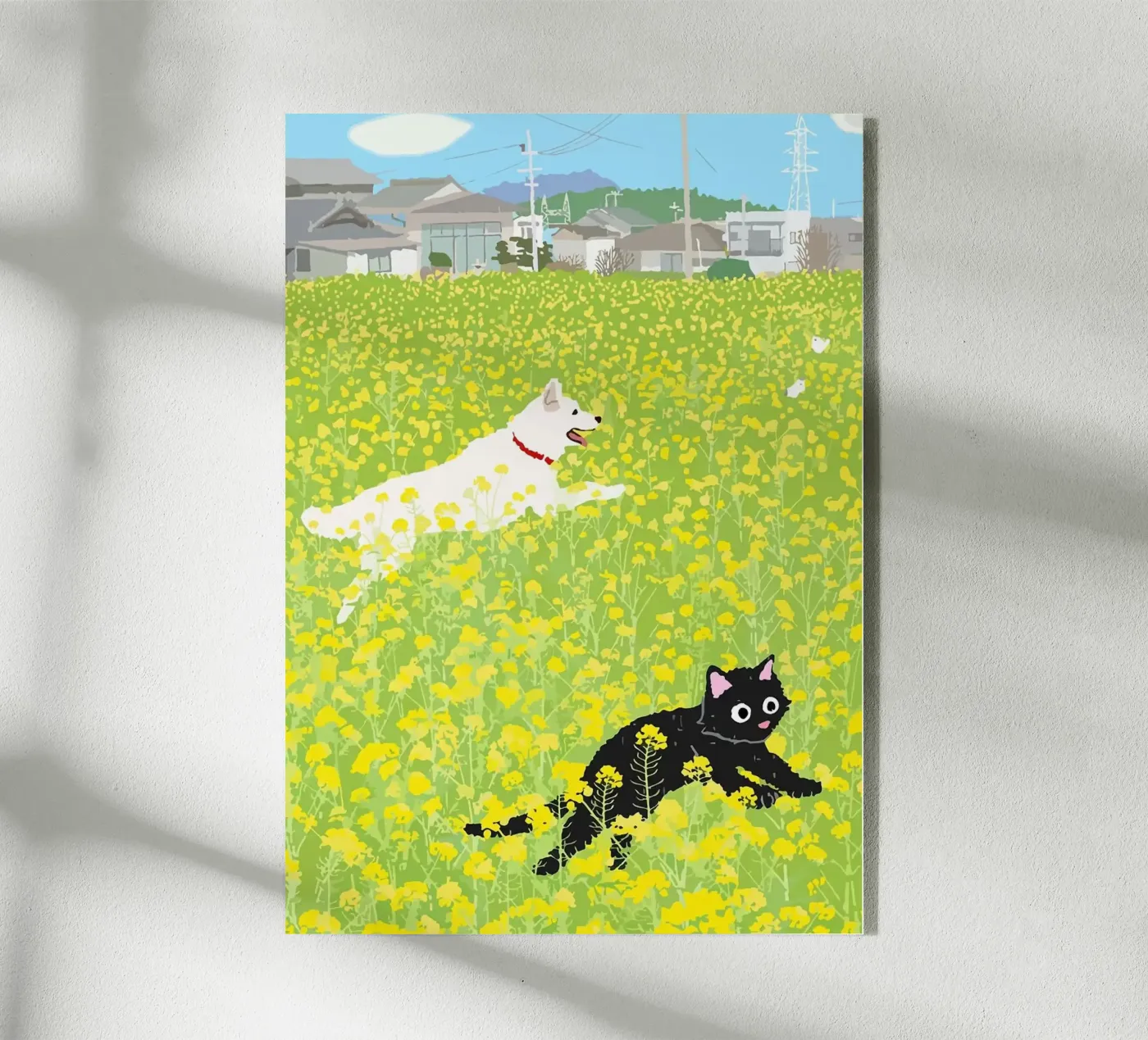 dogs Acryl-Glas von Kevin Walters