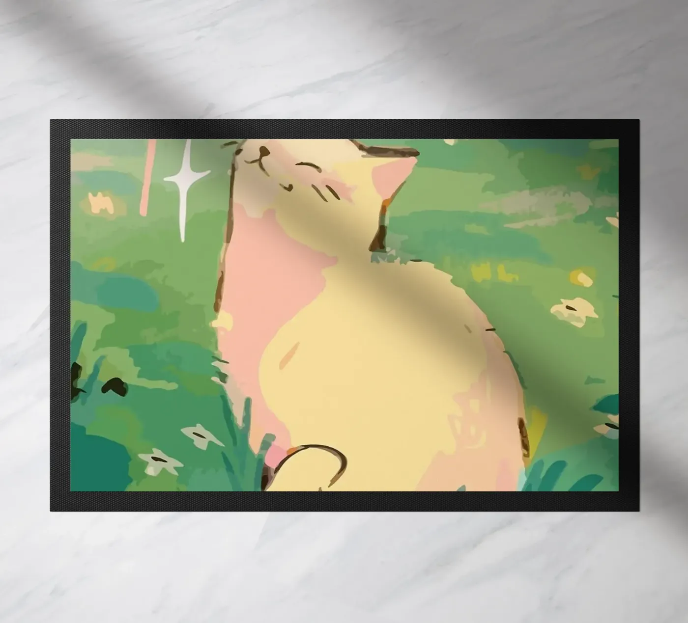 gatto zerbino da Kevin Walters