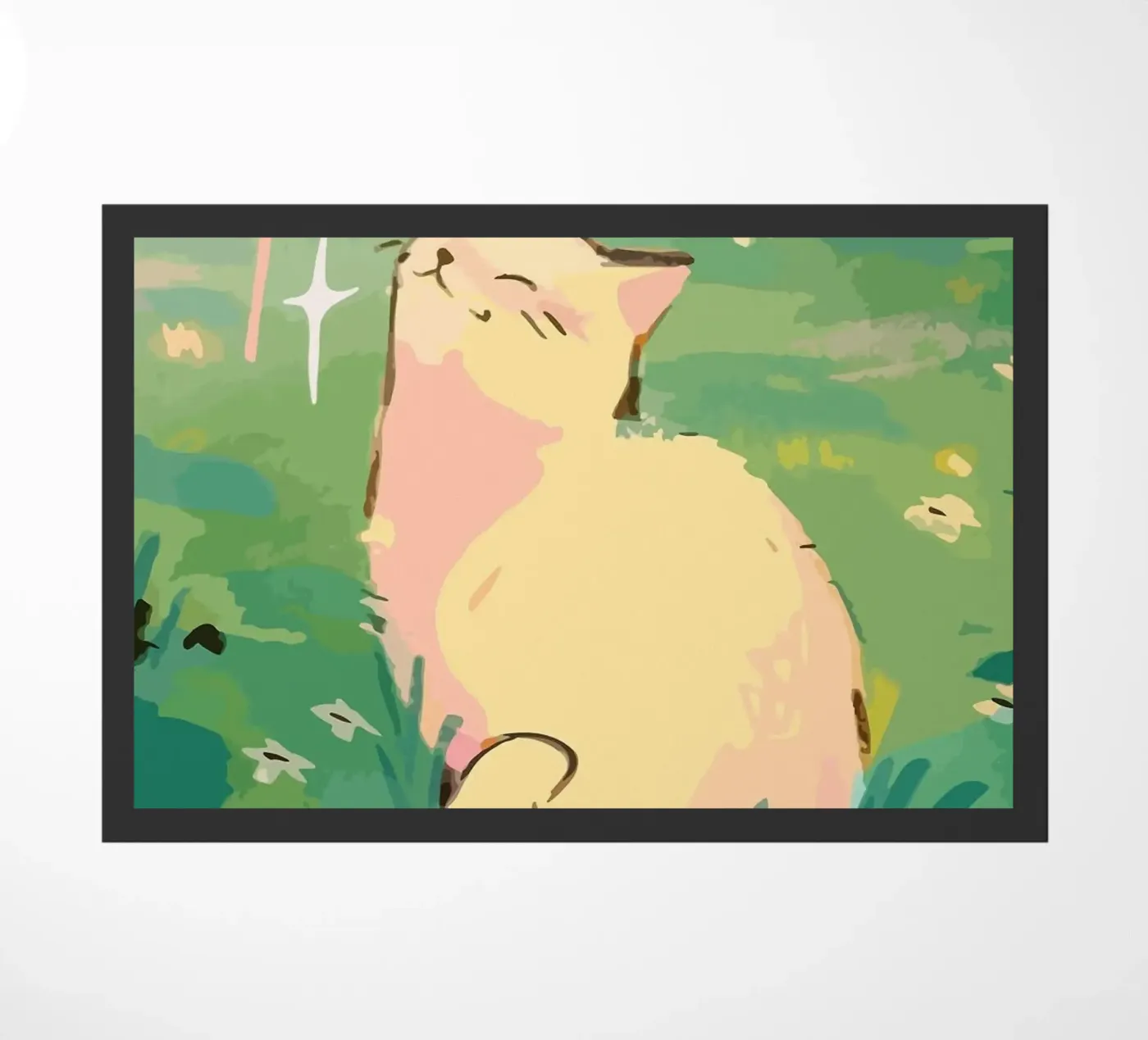 gatto zerbino da Kevin Walters