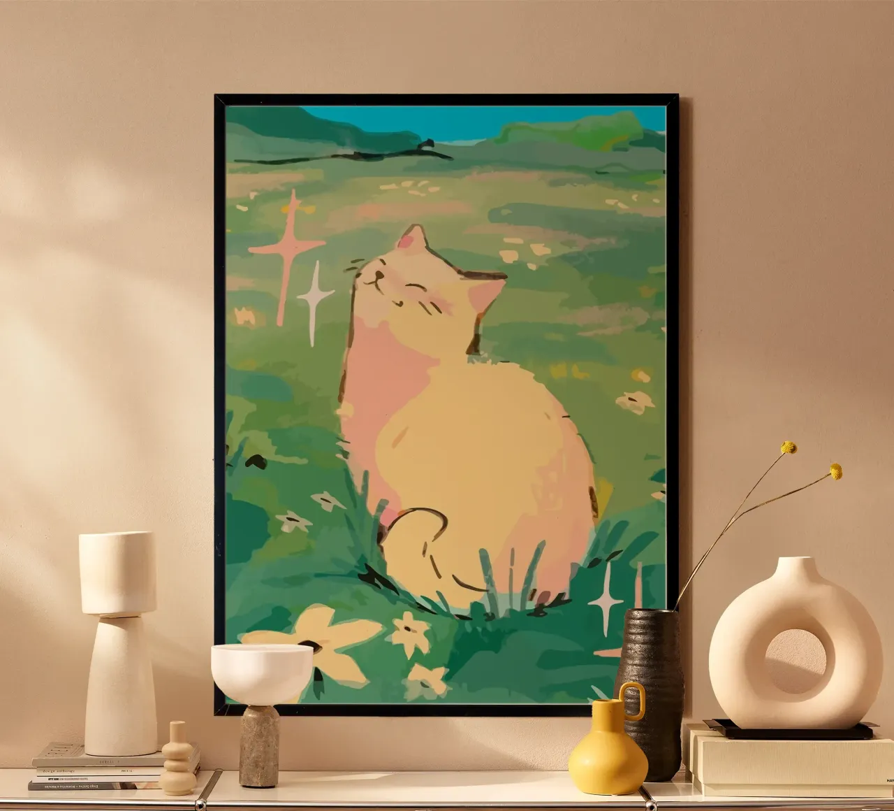 cat poster by Kevin Walters