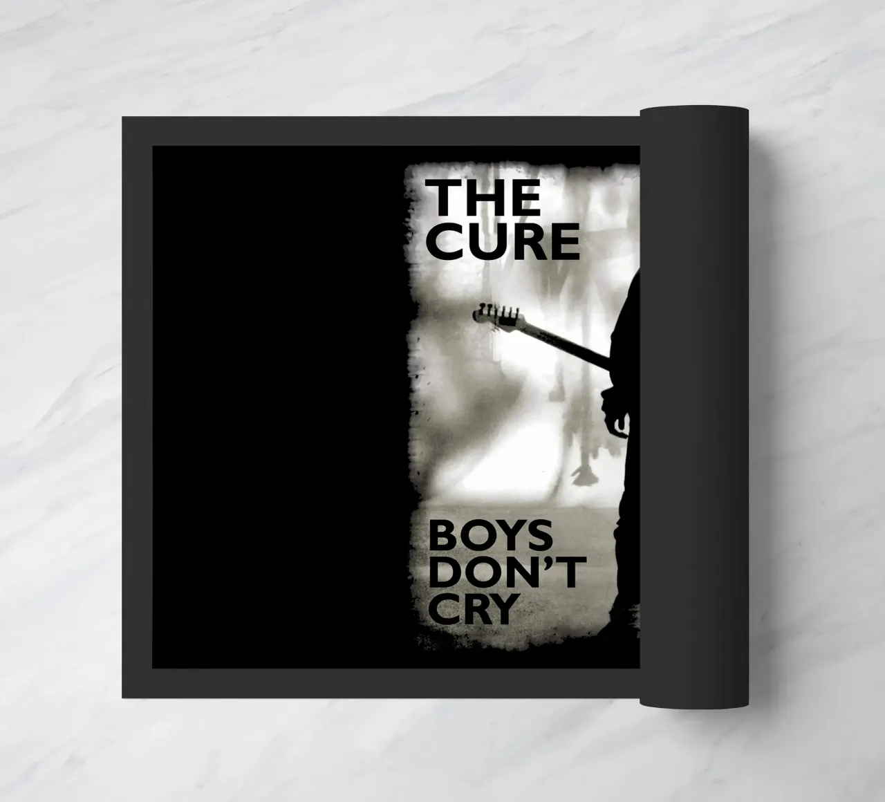 Boy Dont Cry doormat by Jason Lavelle