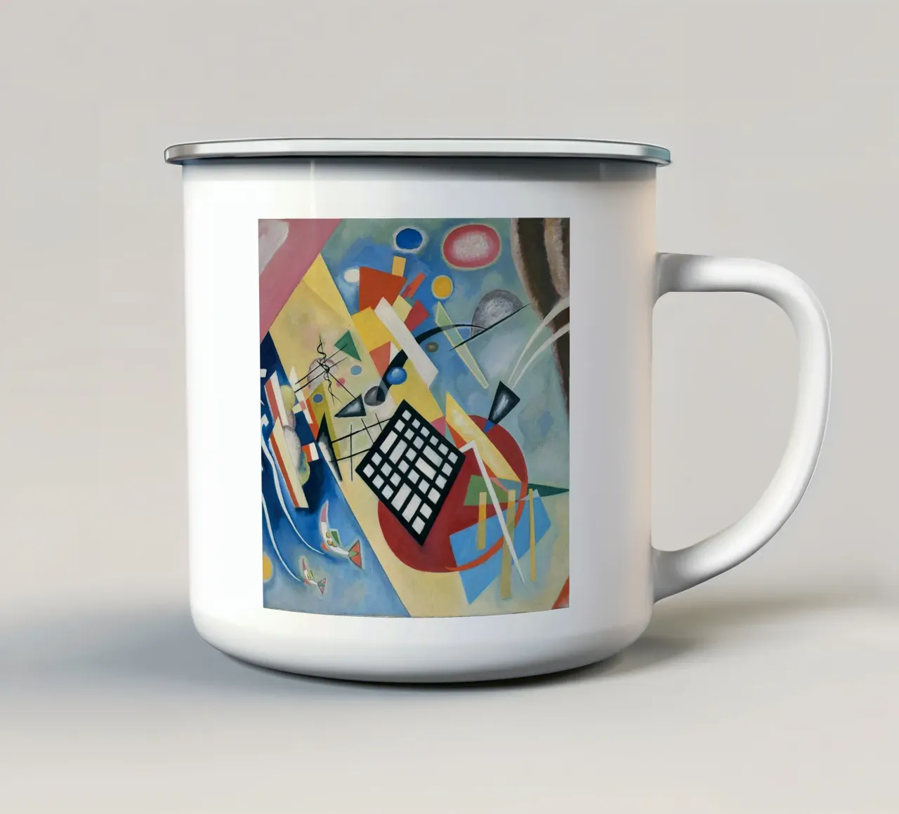 Wassily Kandinsky tazza in smalto da Maegan