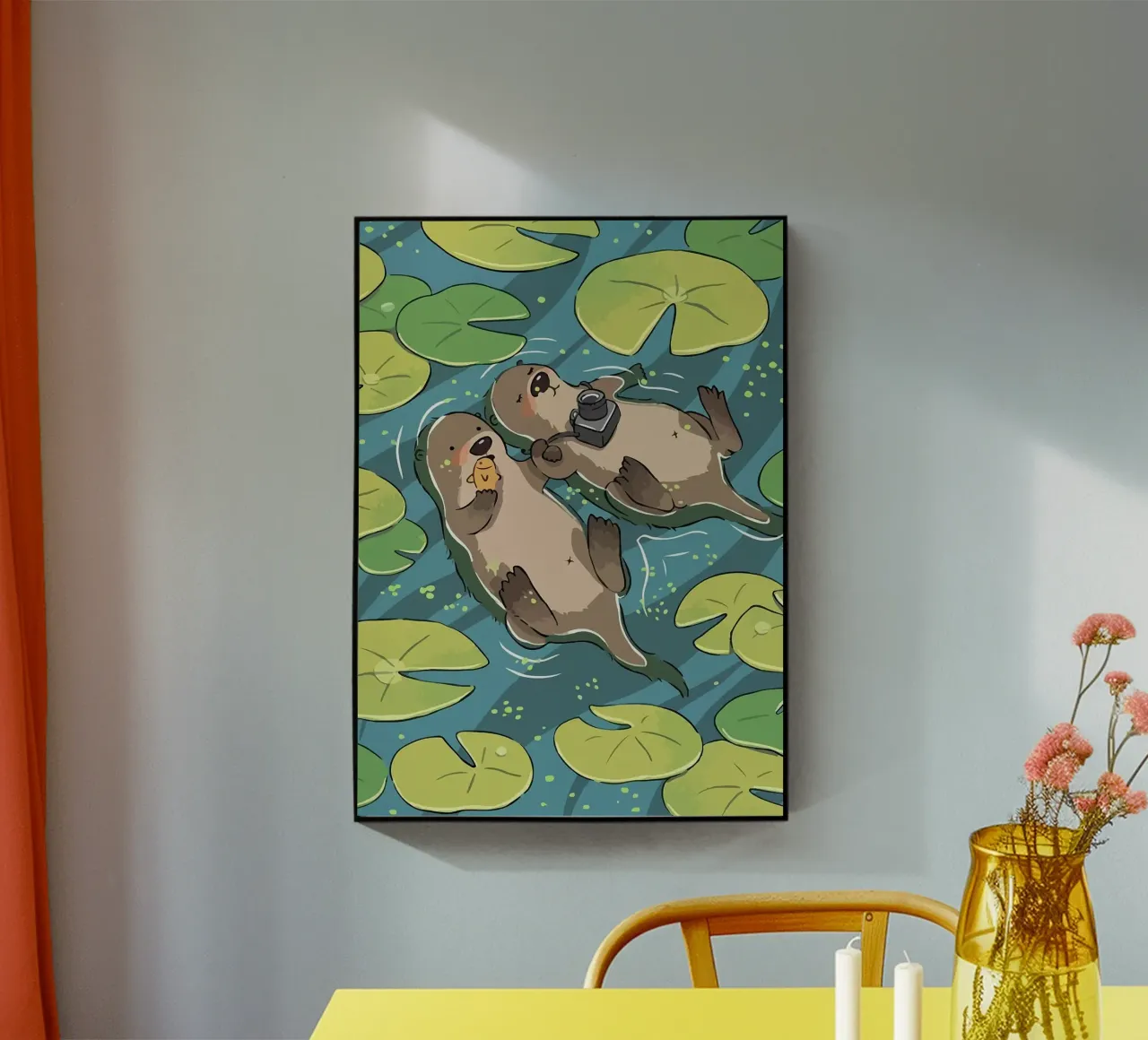 lontre plexiglass da Kevin Walters