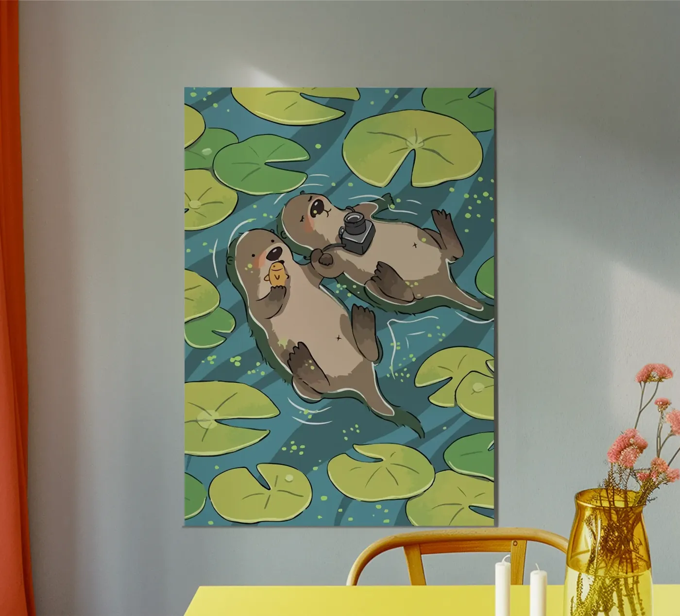 otters poster da Kevin Walters