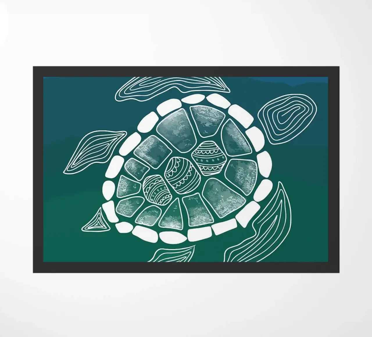 sea turtle doormat by Kevin Walters