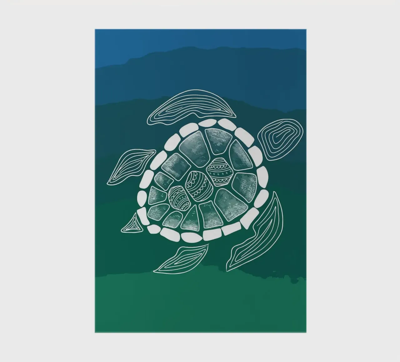sea turtle notebook by Kevin Walters