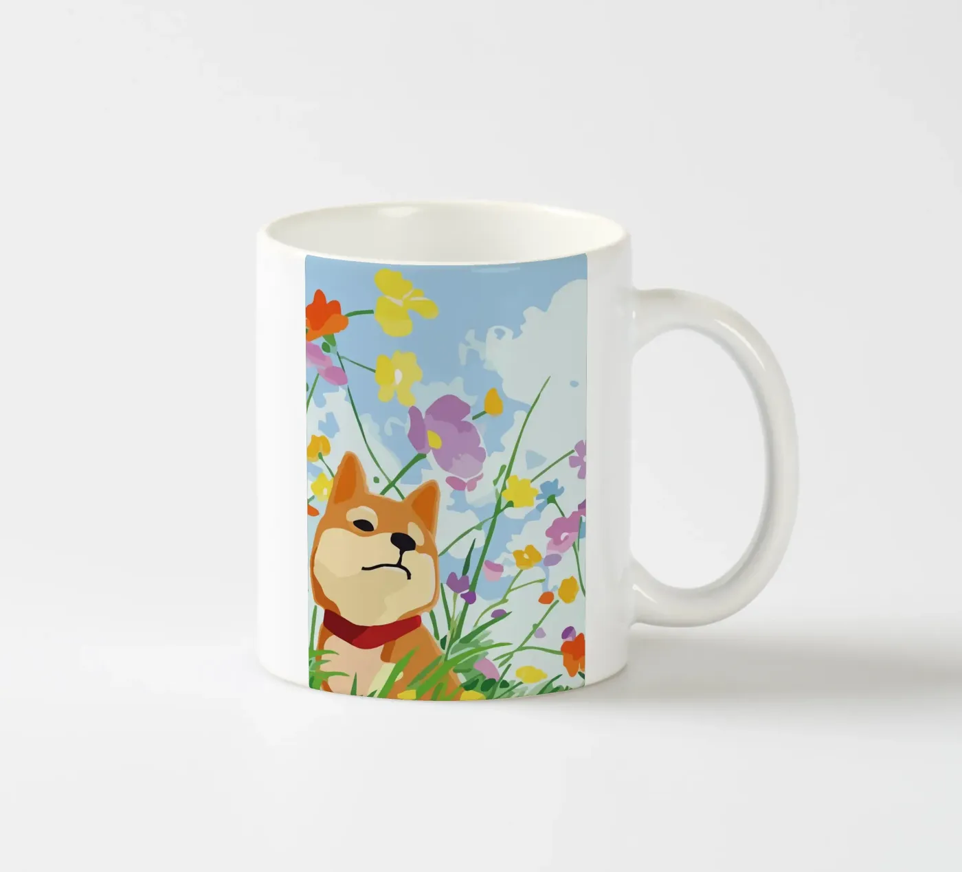 dog ceramic mug by Kevin Walters