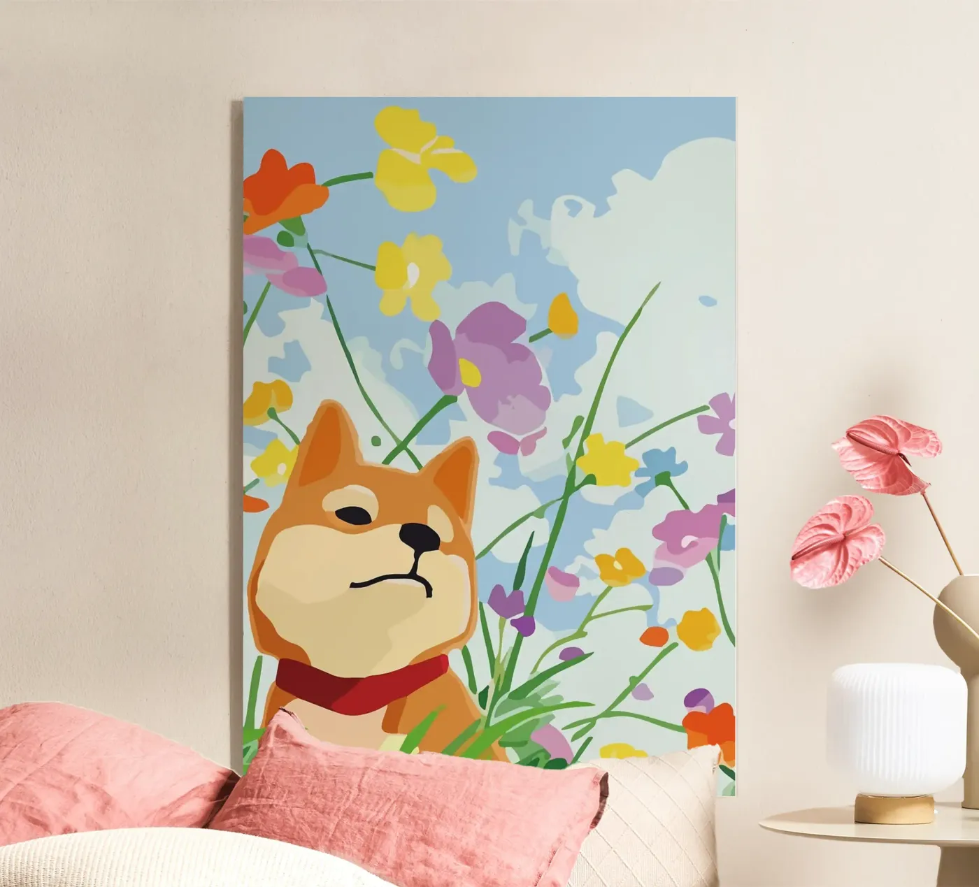 dog acrylic glass by Kevin Walters