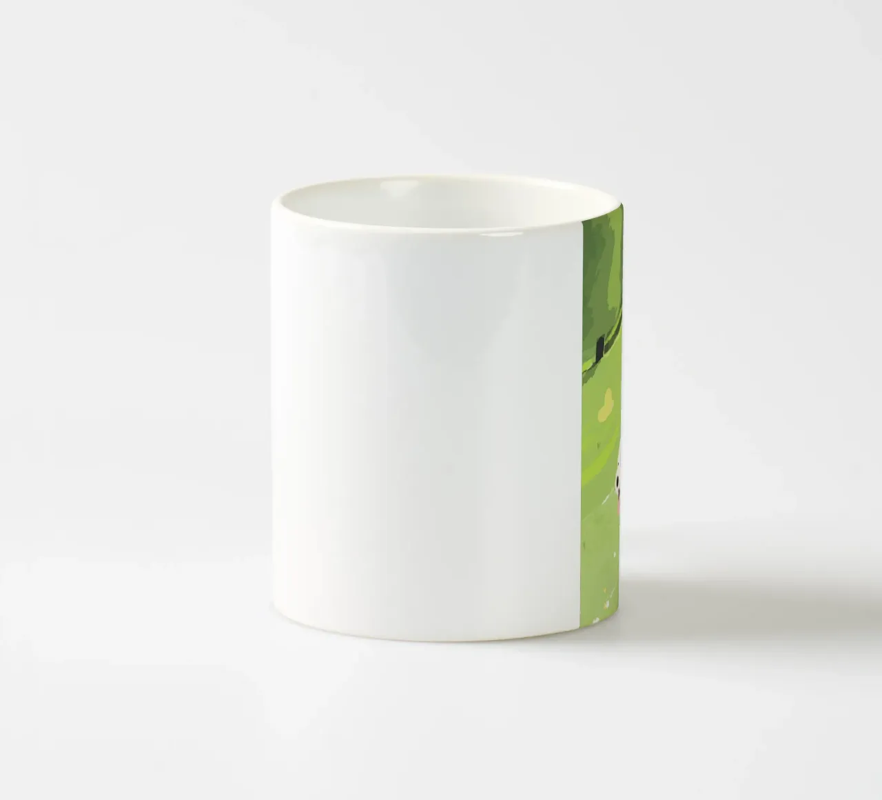 cane con palloncini tazza in ceramica da Kevin Walters