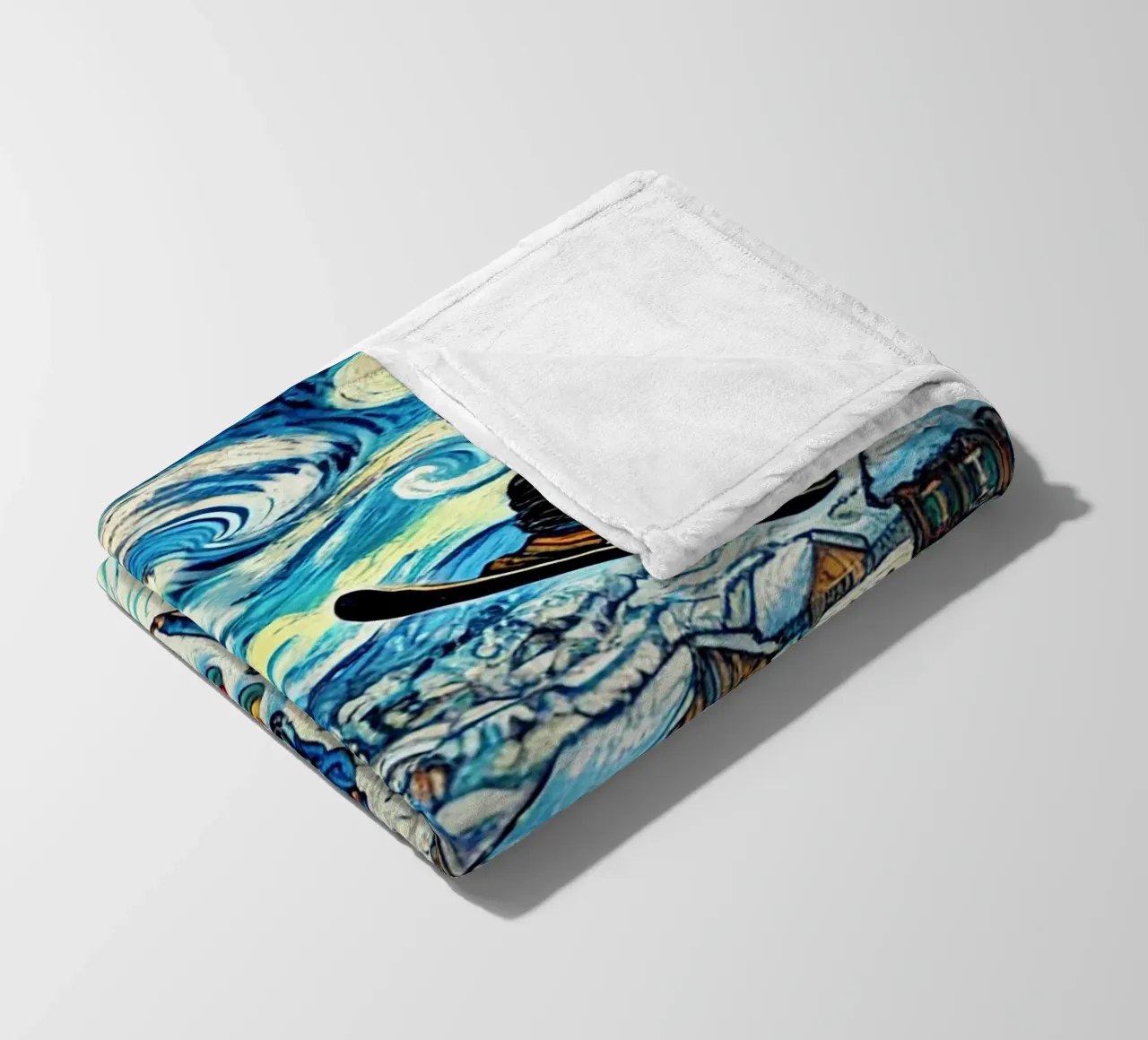Alpine Curl the Ice coperta in pile da Vintage Van Gogh