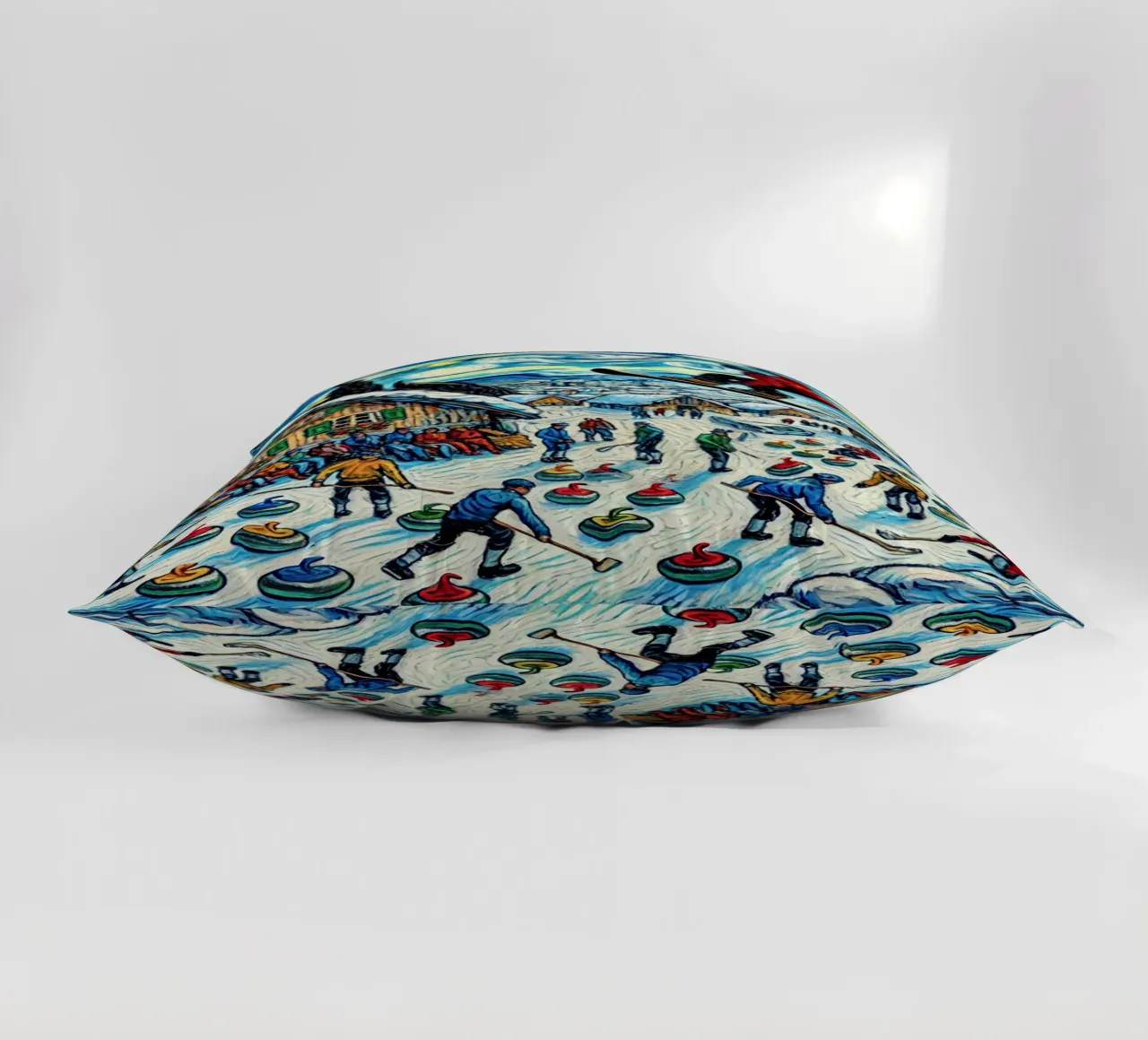 Alpine Curl the Ice cuscino da Vintage Van Gogh