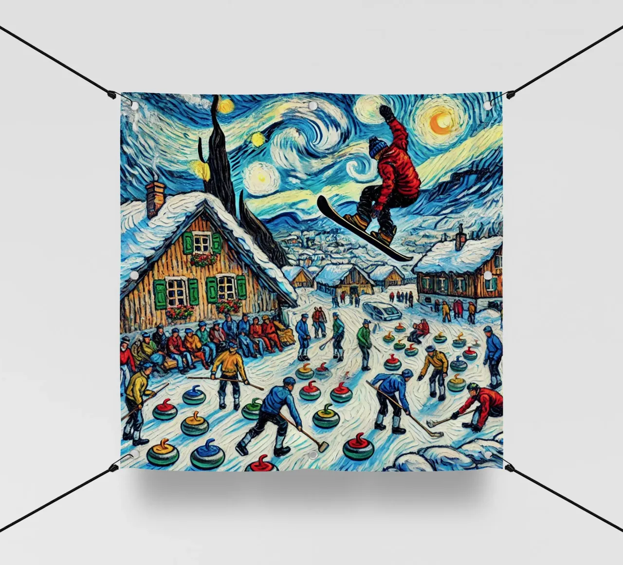Alpine Curl the Ice telo in pvc da Vintage Van Gogh