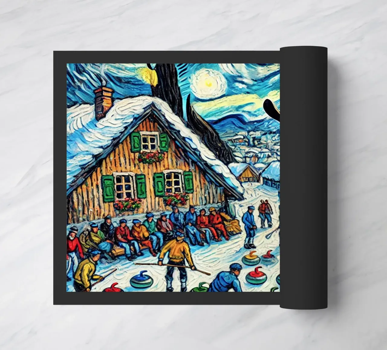 Alpine Curl the Ice zerbino da Vintage Van Gogh