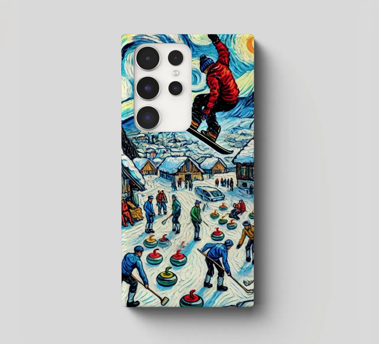 Alpine Curl the Ice cover samsung da Vintage Van Gogh