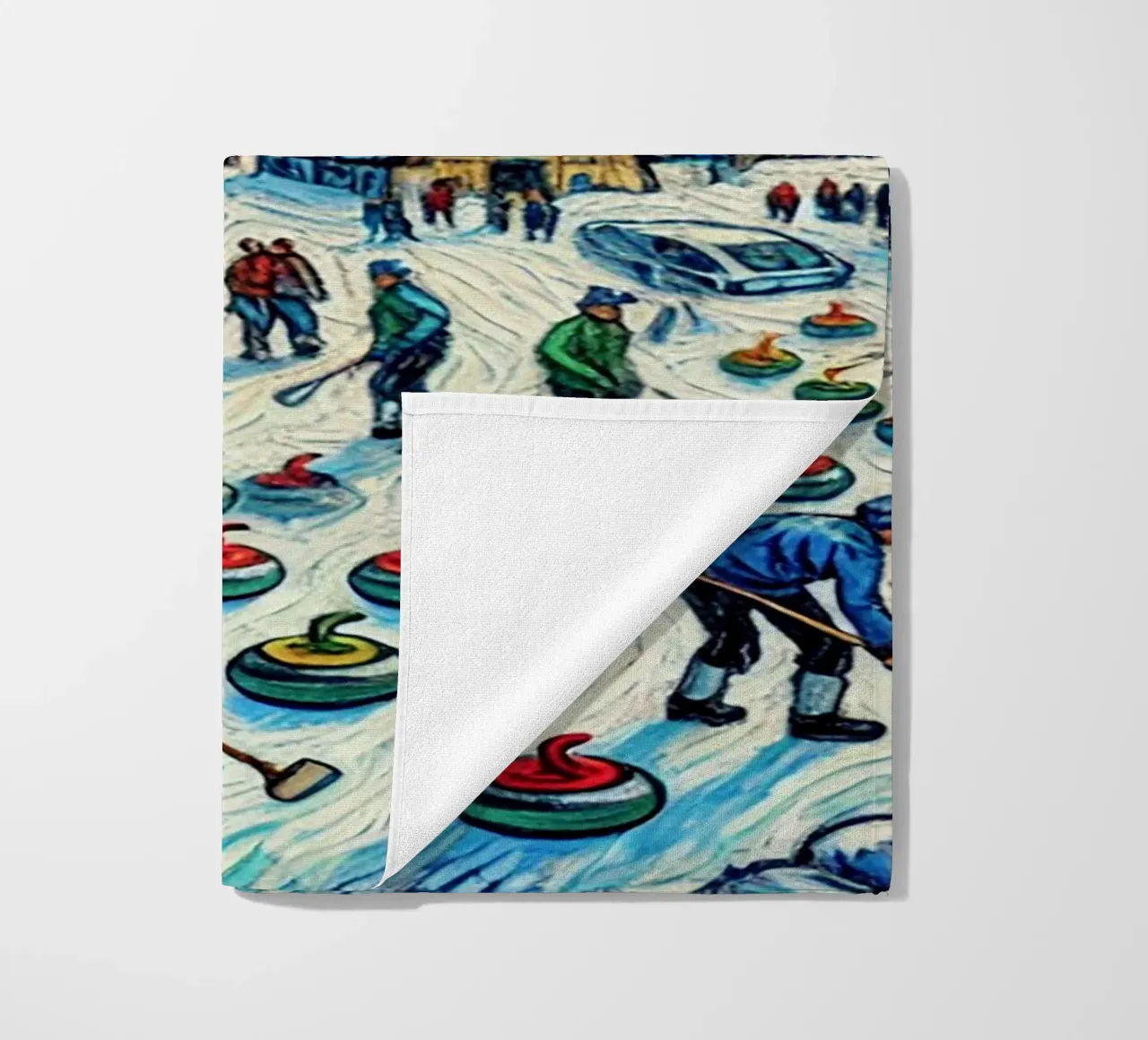 Alpine Curl the Ice telo mare da Vintage Van Gogh