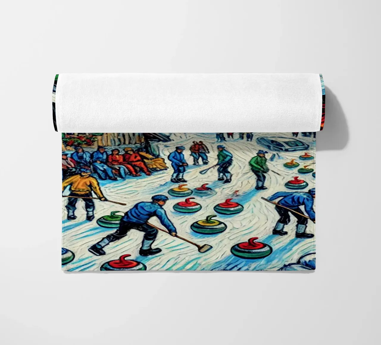 Alpine Curl the Ice telo mare da Vintage Van Gogh