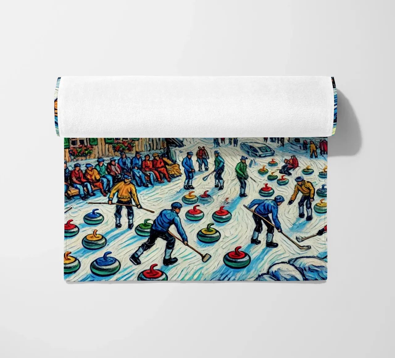 Alpine Curl the Ice telo mare da Vintage Van Gogh