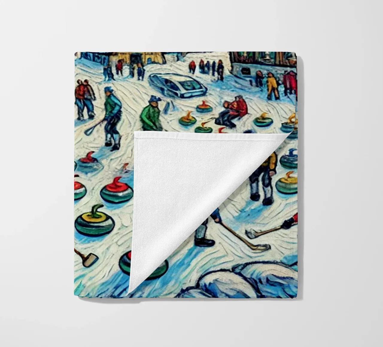 Alpine Curl the Ice telo mare da Vintage Van Gogh