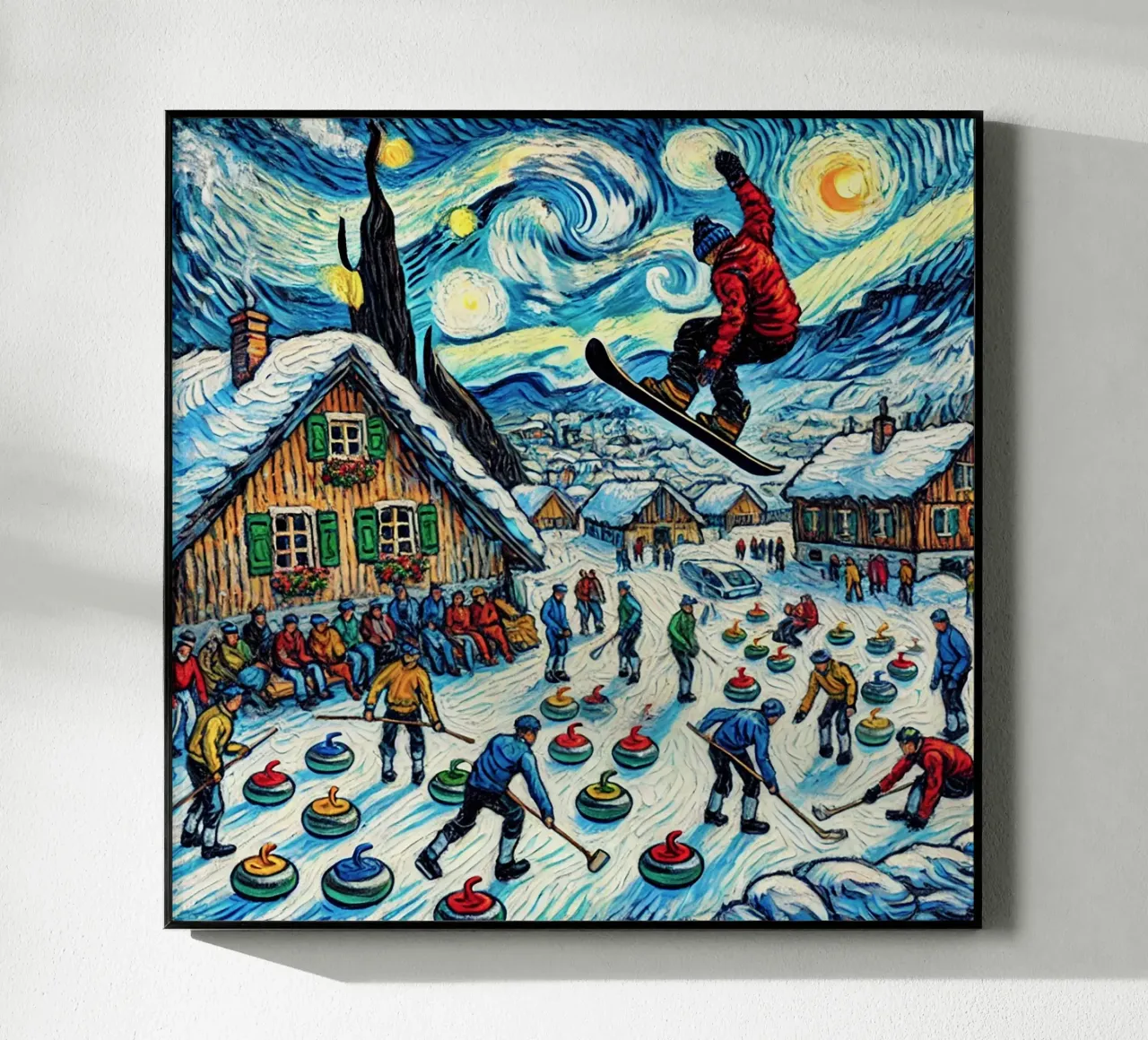 Alpine Curl the Ice plexiglass da Vintage Van Gogh