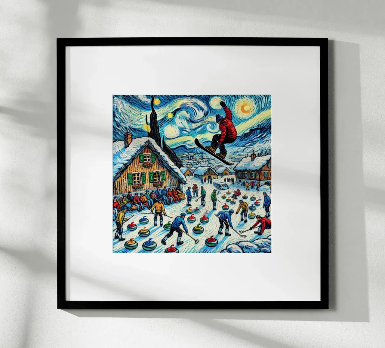 Alpine Curl the Ice carta hahnemühle da Vintage Van Gogh