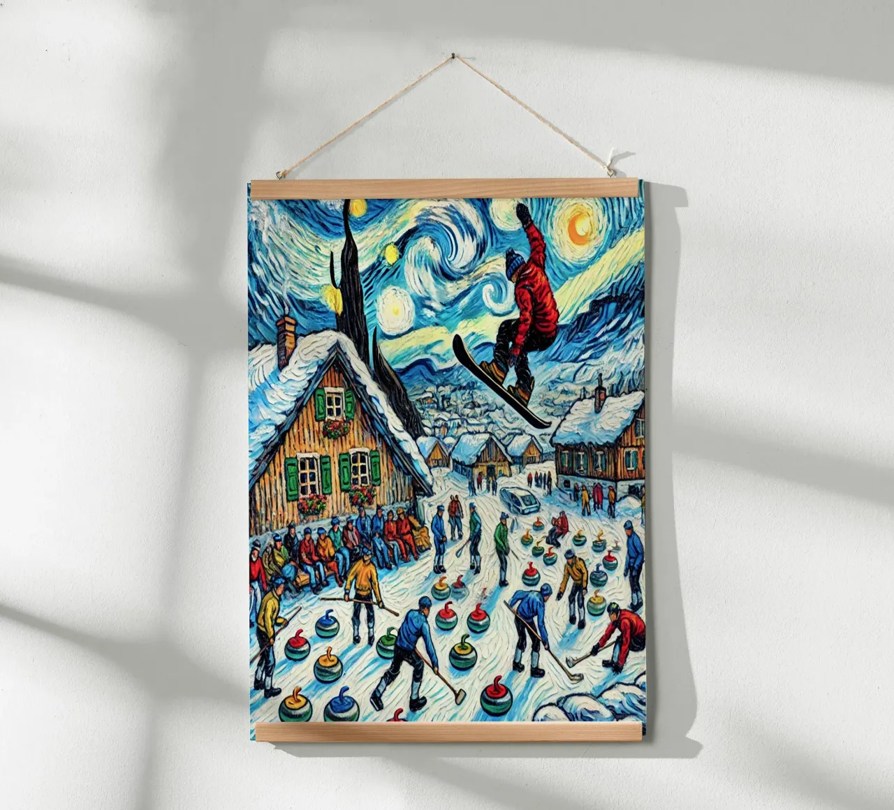 Alpine Curl the Ice carta hahnemühle da Vintage Van Gogh