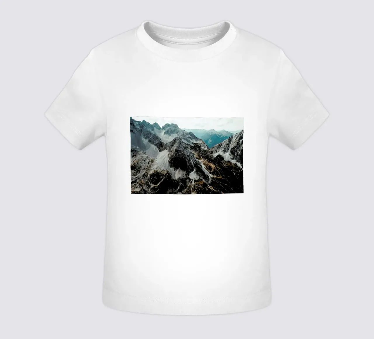 Alps In Austria baby t-shirt by Sebastian Hilgetag