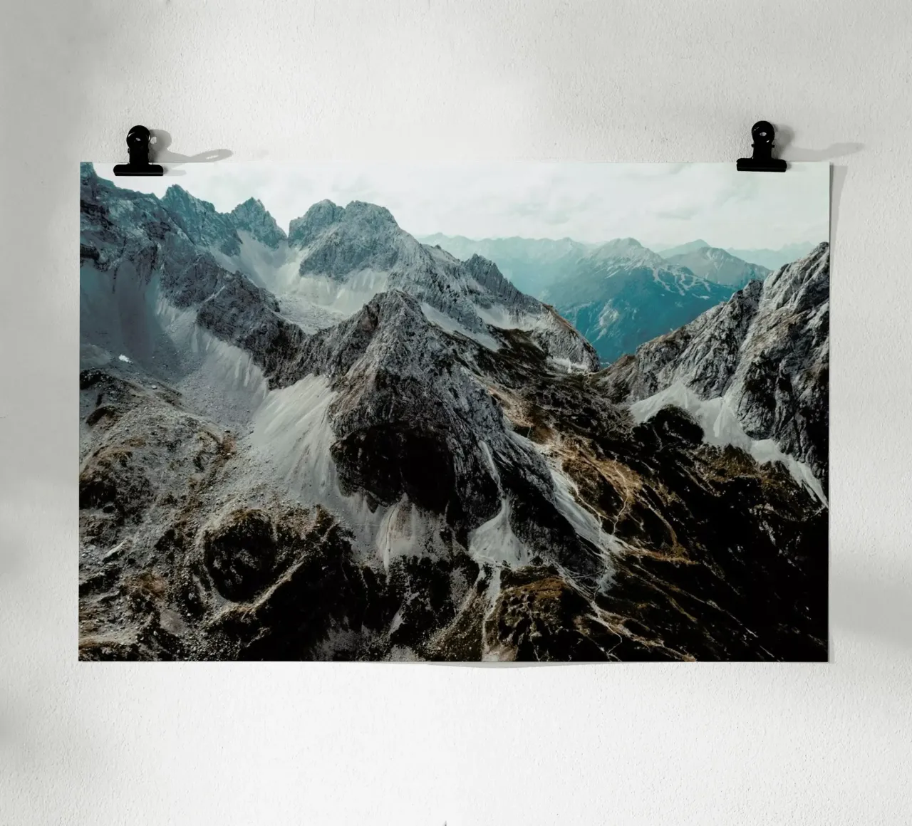 Alps In Austria hahnemühle by Sebastian Hilgetag