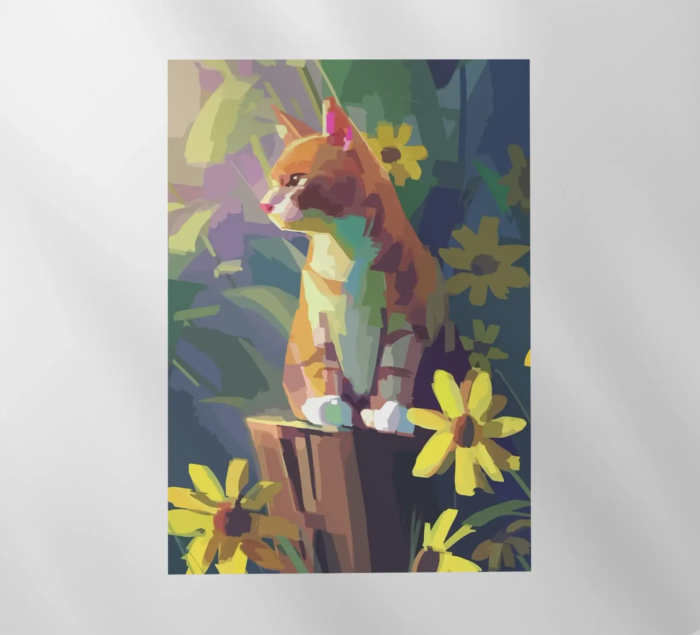 gatto pellicola backlit da Kevin Walters