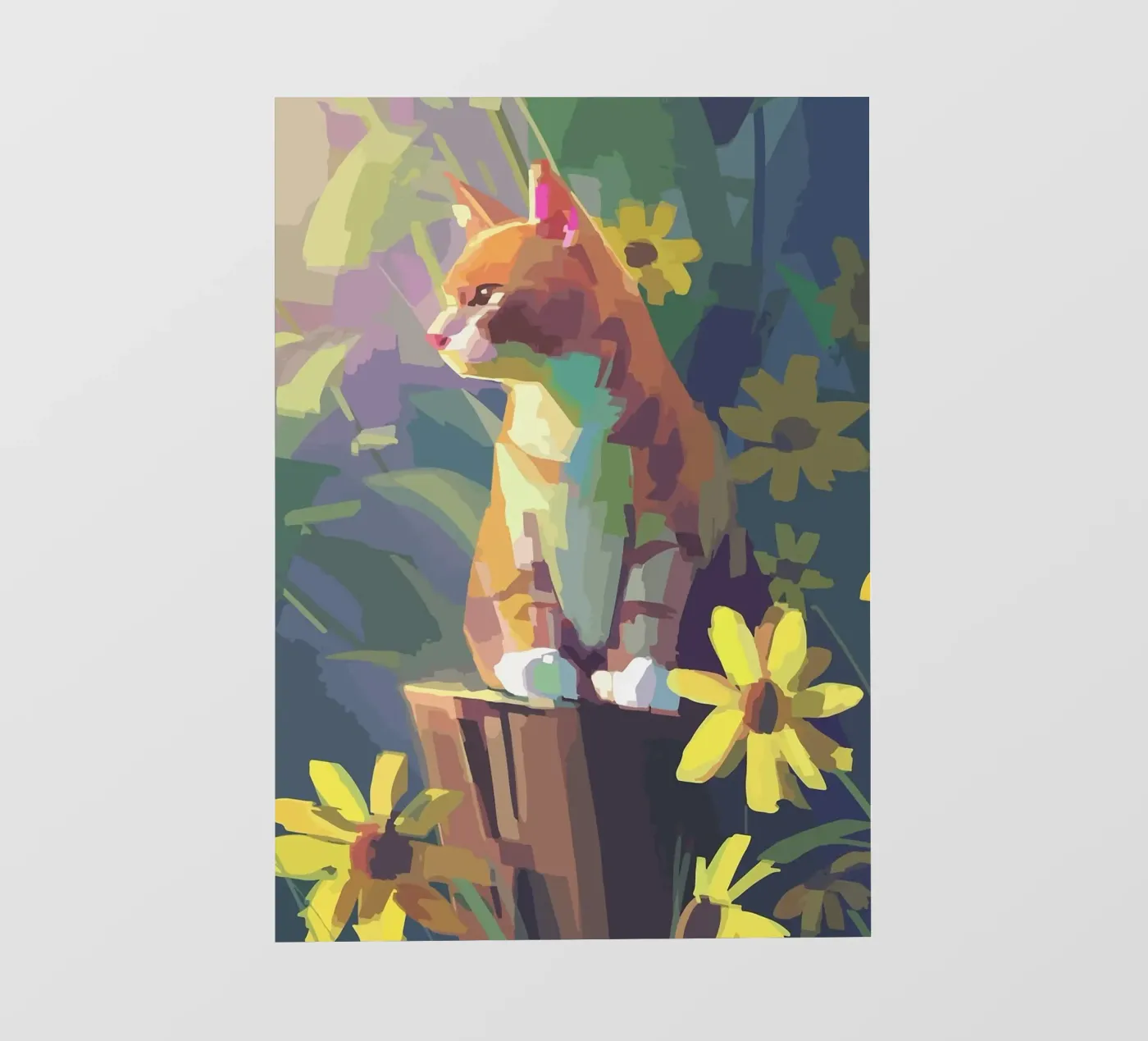 gatto pellicola backlit da Kevin Walters