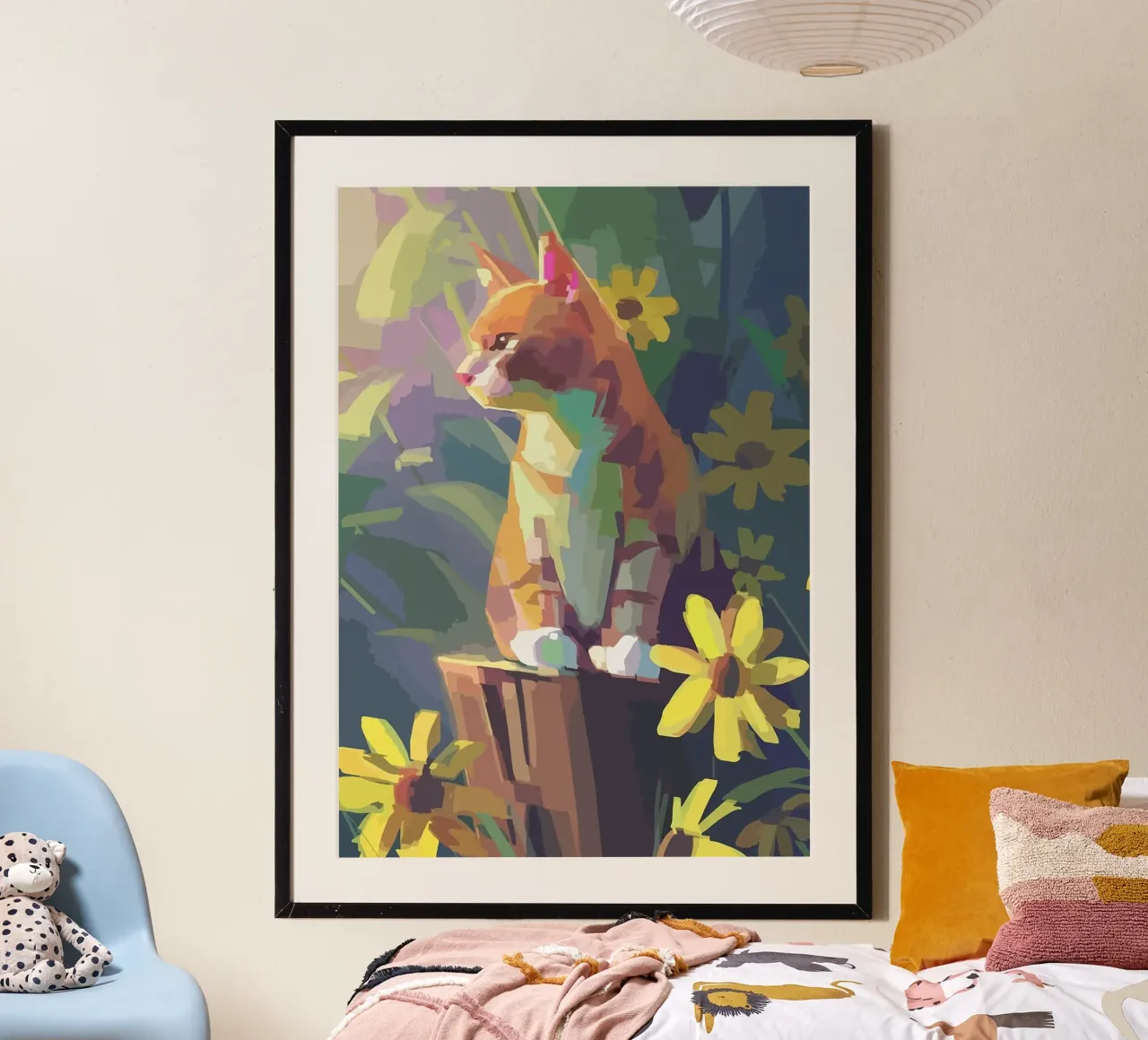 kat poster van Kevin Walters