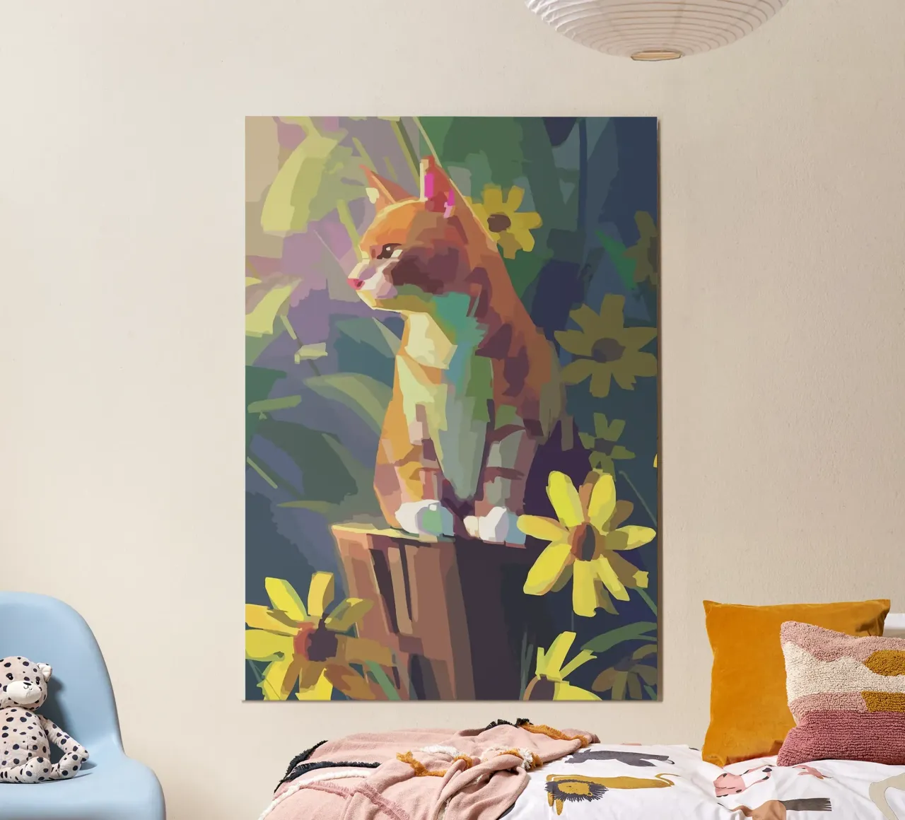 kat poster van Kevin Walters