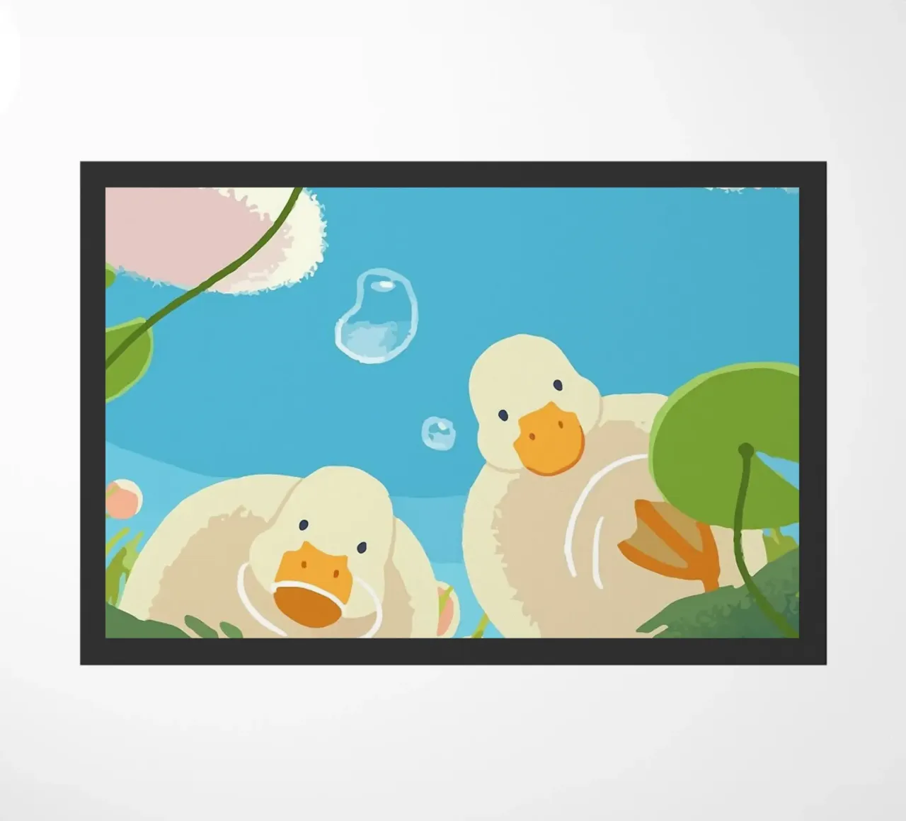 ducks doormat by Kevin Walters