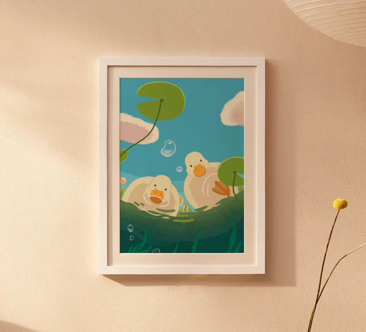 ducks poster by Kevin Walters