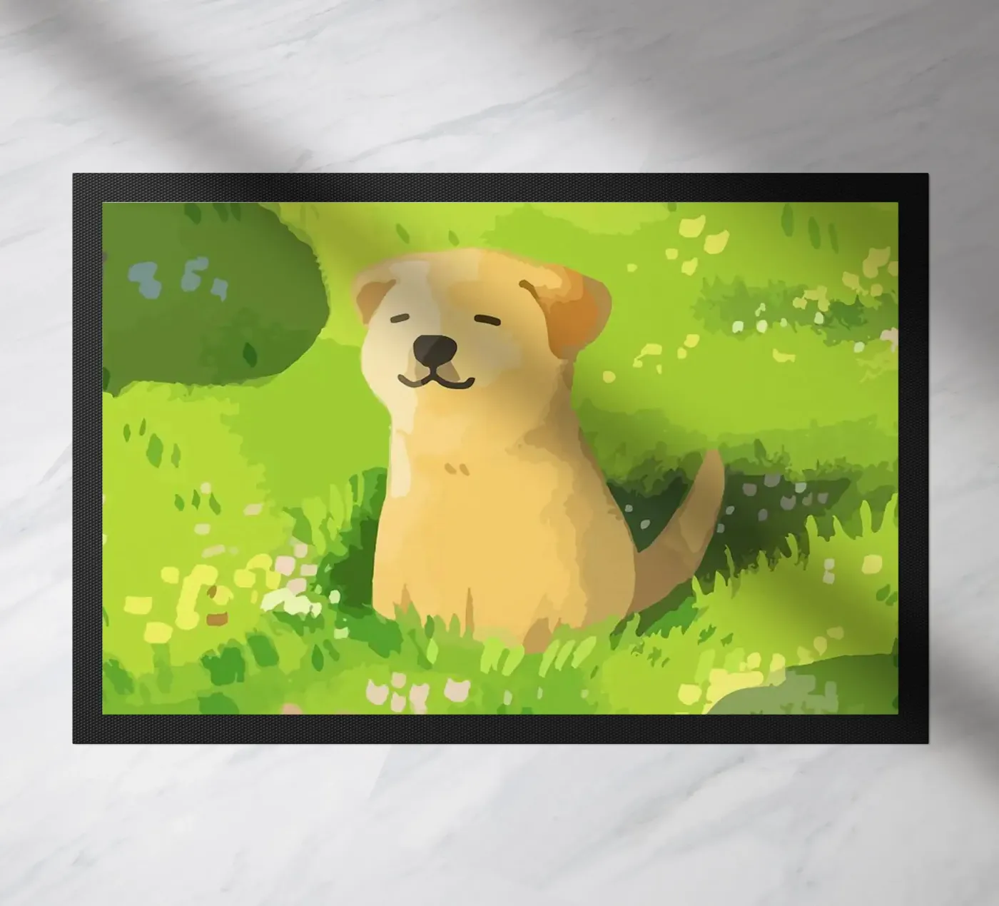 dog Fußmatte von Kevin Walters