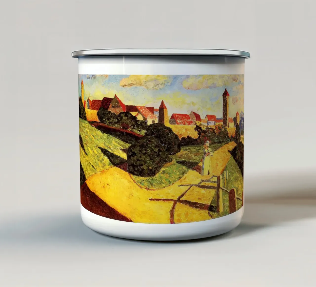 Wassily Kandinsky tazza in smalto da Maegan