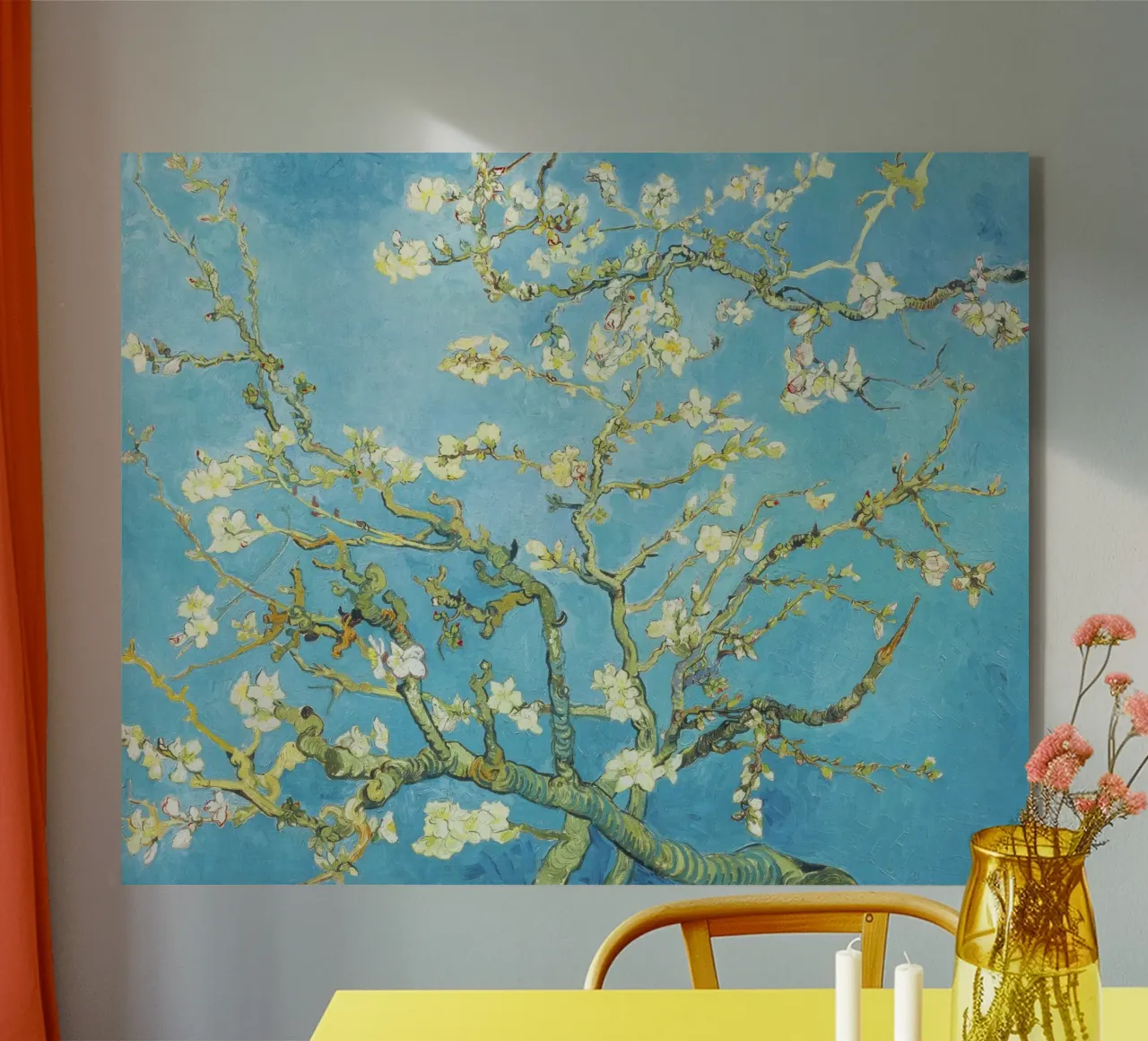 Mandorlo in fiore di Vincent van Gogh plexiglass da Art History