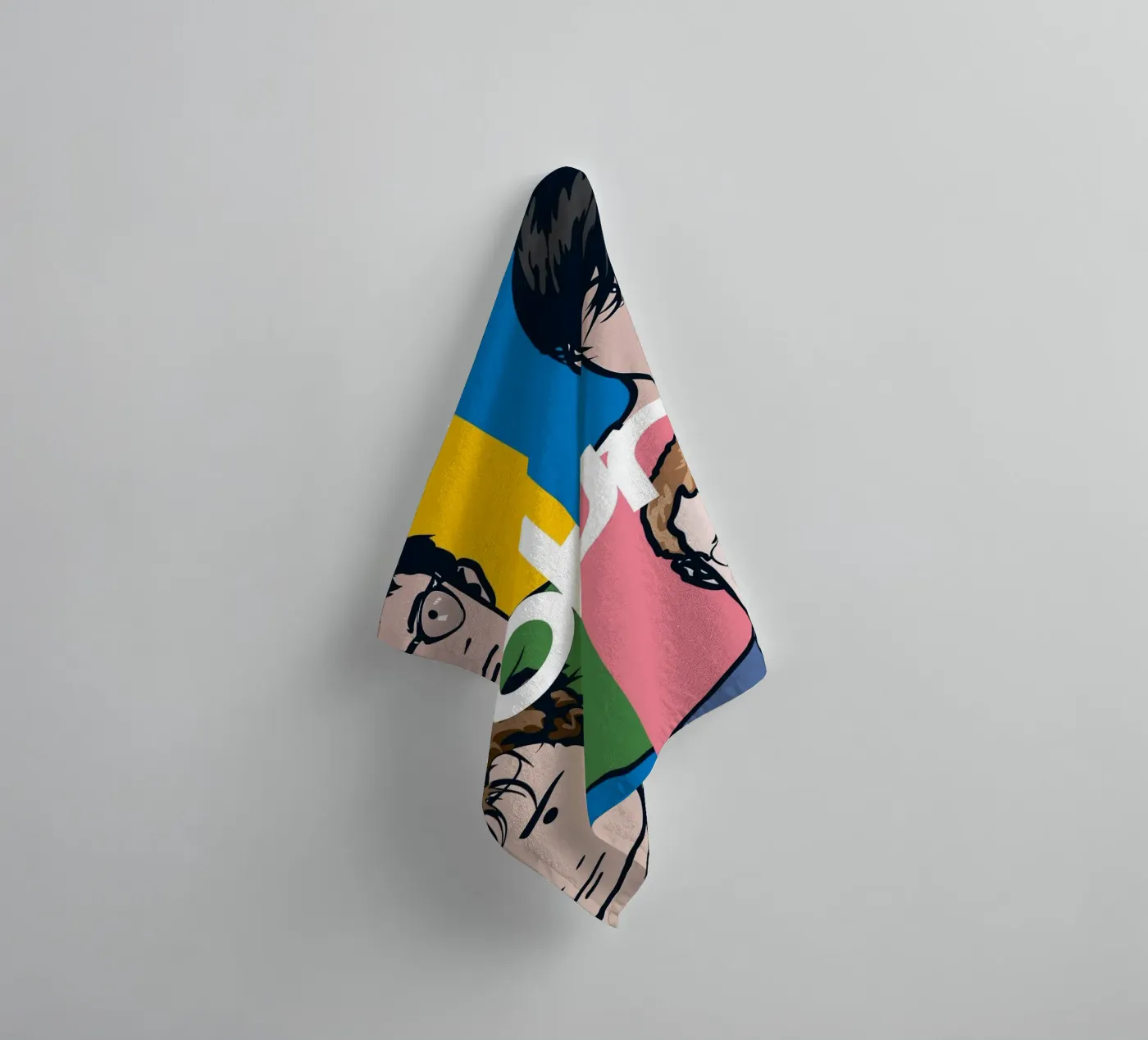 Blur towel by FKochStudio