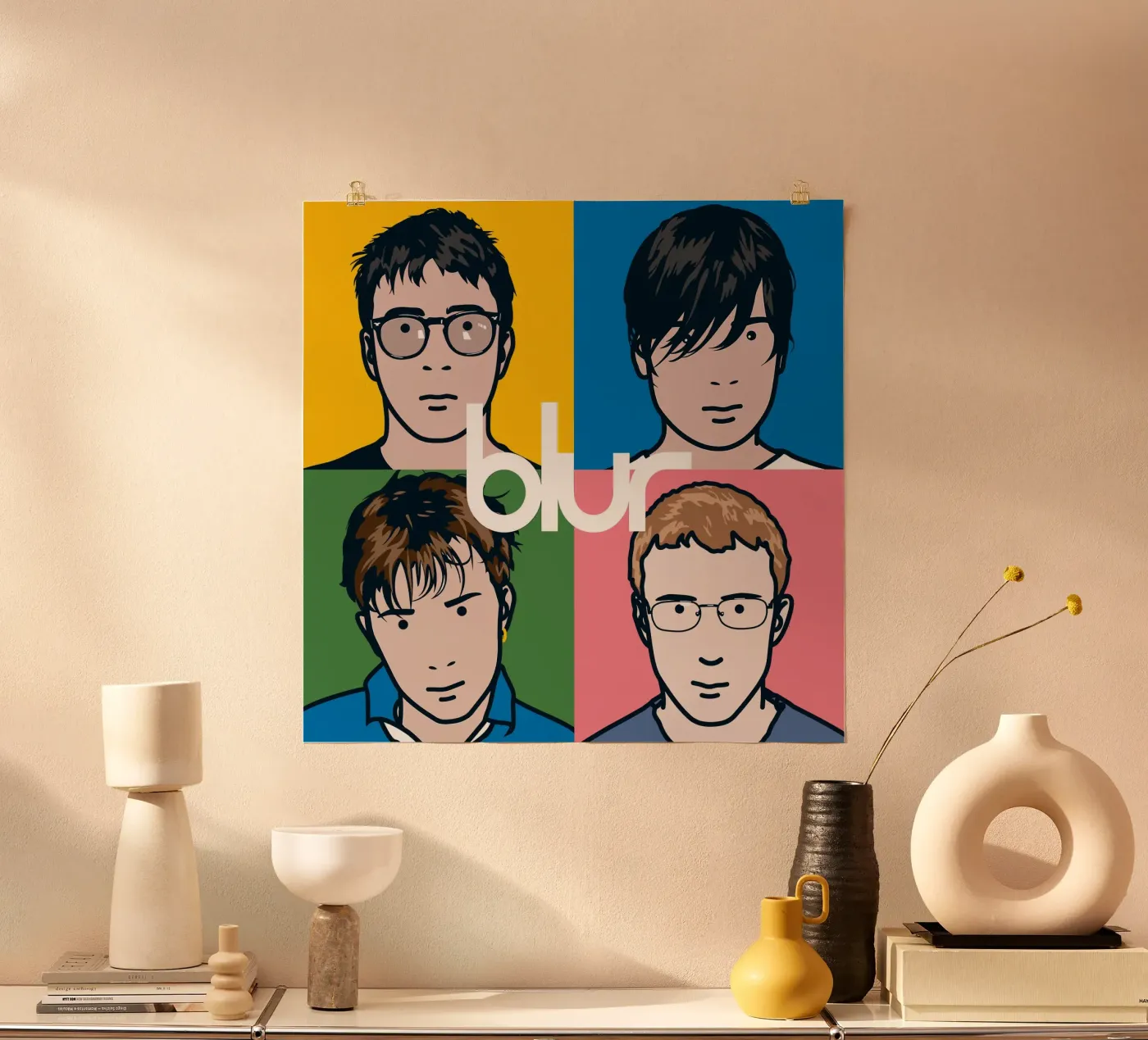 Blur poster da FKochStudio
