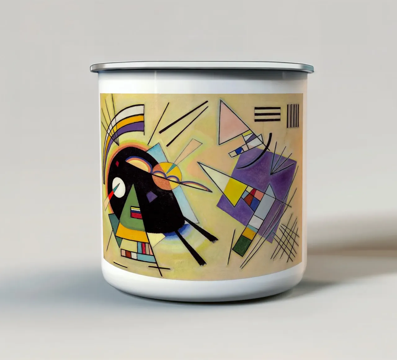 Wassily Kandinsky tazza in smalto da Maegan