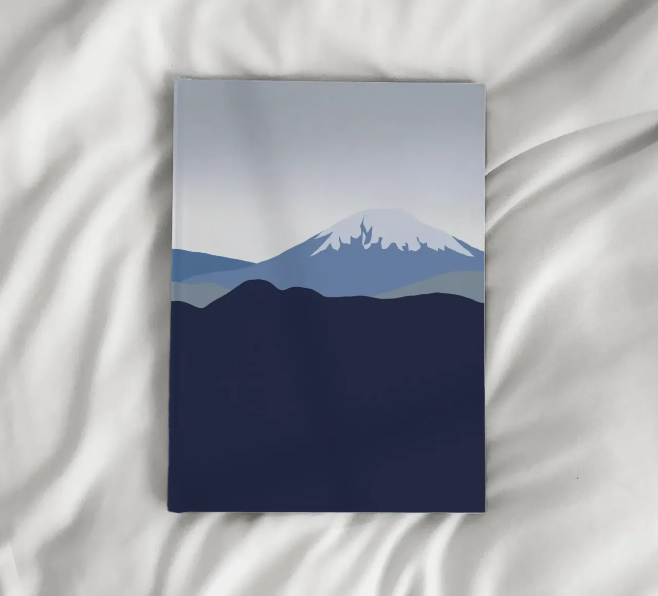 Snow mountain from afar notebook by Little Dean