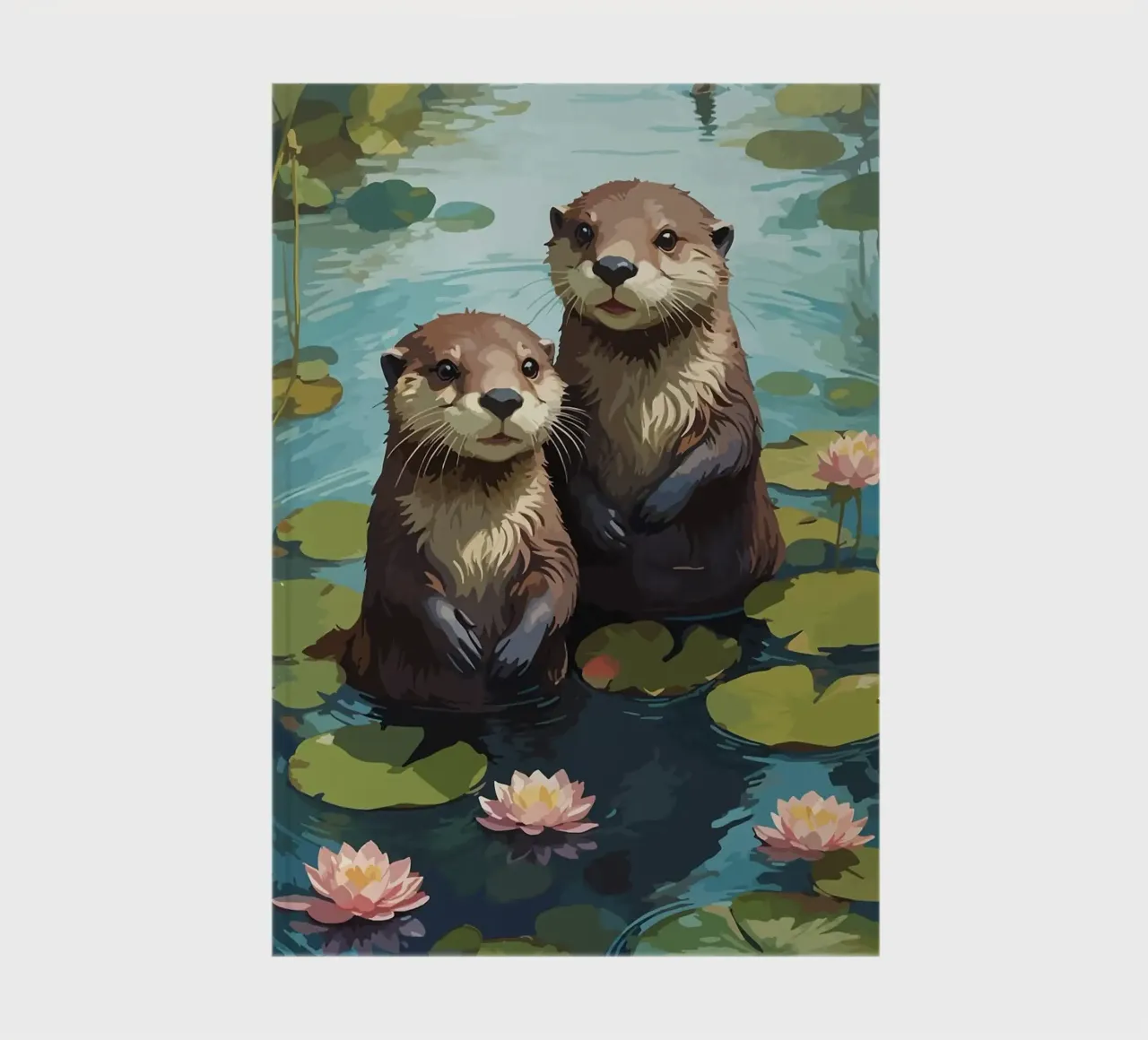 otters notebook by Kevin Walters