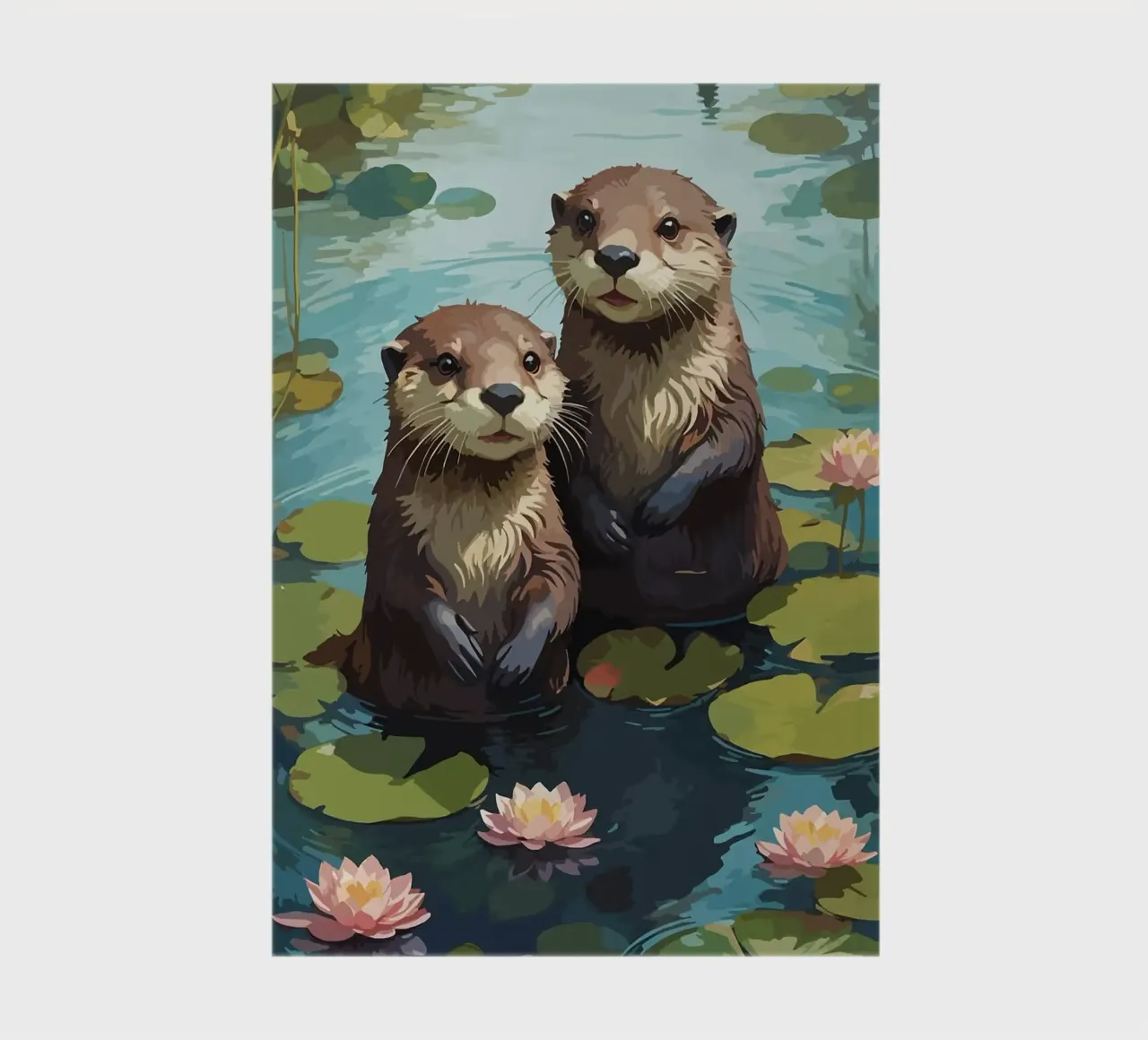 otters notebook by Kevin Walters