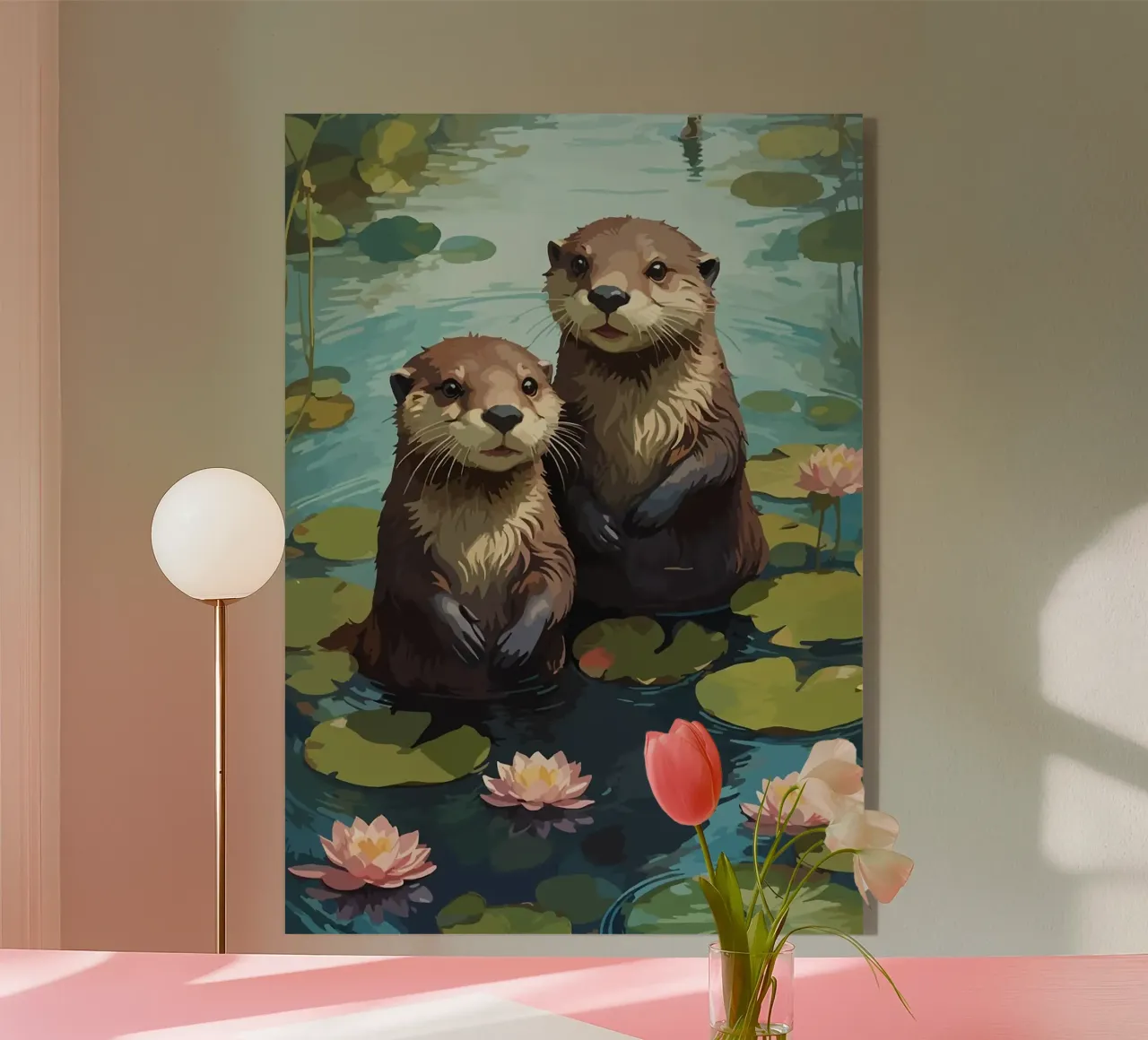 lontre plexiglass da Kevin Walters