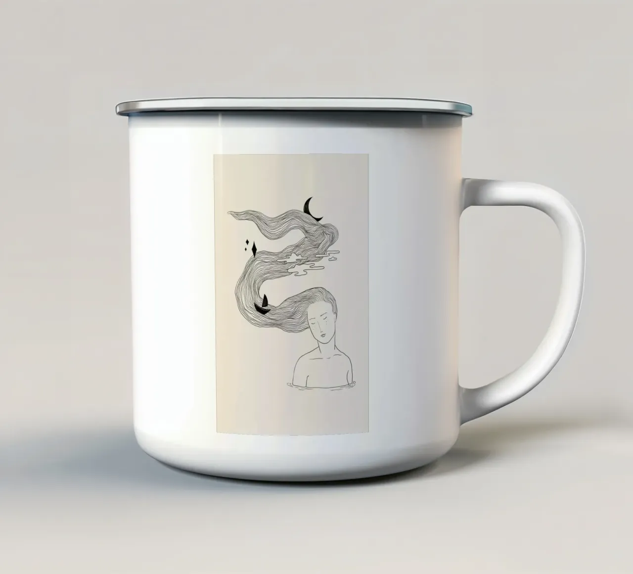 Drifting Off tazza in smalto da Graphite